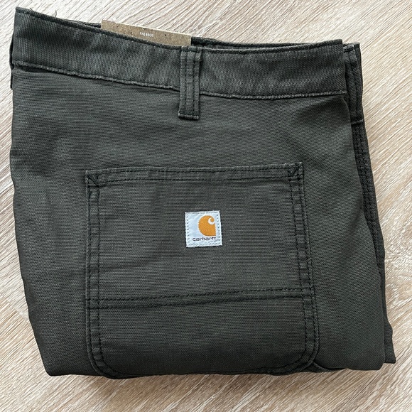 NWT Carhartt Slim Fit Double Front Work Pants Sz 18 Reg - Picture 2 of 9